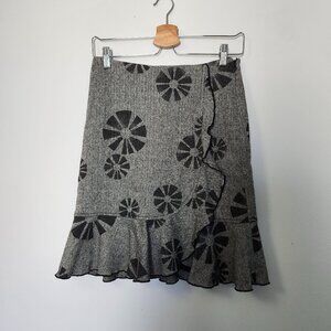 ROBERT RODRIGUEZ | Wool Ruffle Skirt